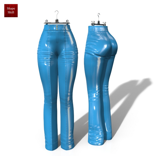 Sky Latex Trousers Reborn