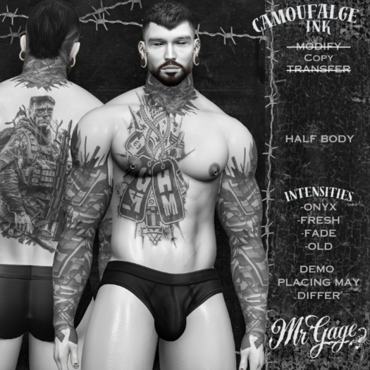 MRGAGE/CAMOUFALGE INK