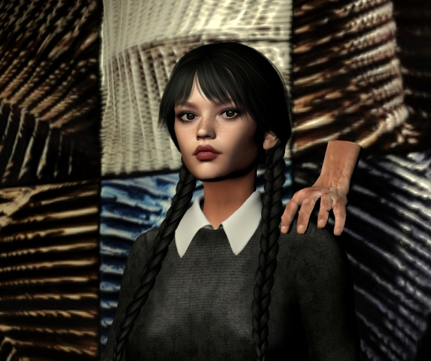 Unit - Wednesday Addams Shape For Lelutka Raven Legacy