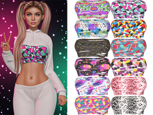 Anya Tube Top 2.0 [80s Pack] - Maitreya Lara • LaraX • Petite • PetiteX • Legacy • Reborn Tops