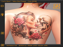 ! CoCo Store ! - Tattoo Skull Tongue  - Color [BOM]