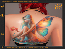 ! CoCo Store ! - Tattoo Butterfly Girl  - Color [BOM]