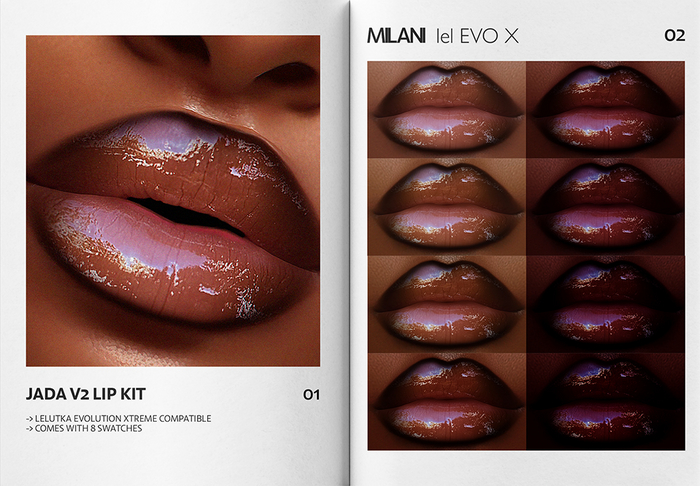 MILANI - "JADA V2" LIP KIT / FATPACK