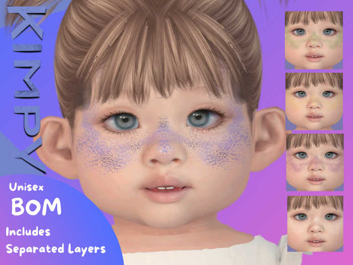 Kimpy Second Life Marketplace - KIMPY- Brilli Face Particles - EvoX - BOM