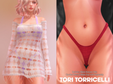 TORI TORRICELLI // Ria Bikini Bottom // Red