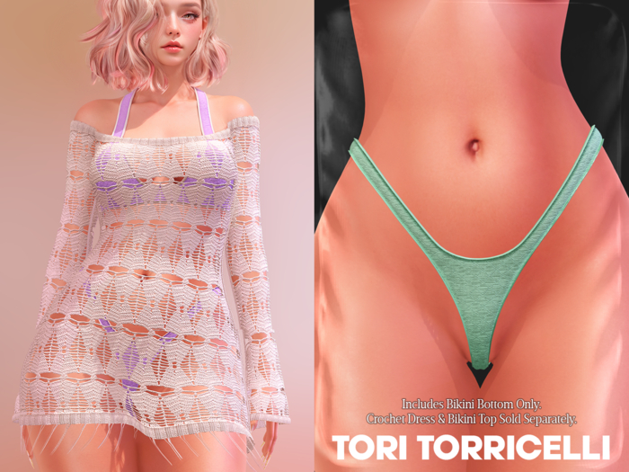 TORI TORRICELLI // Ria Bikini Bottom // Mint