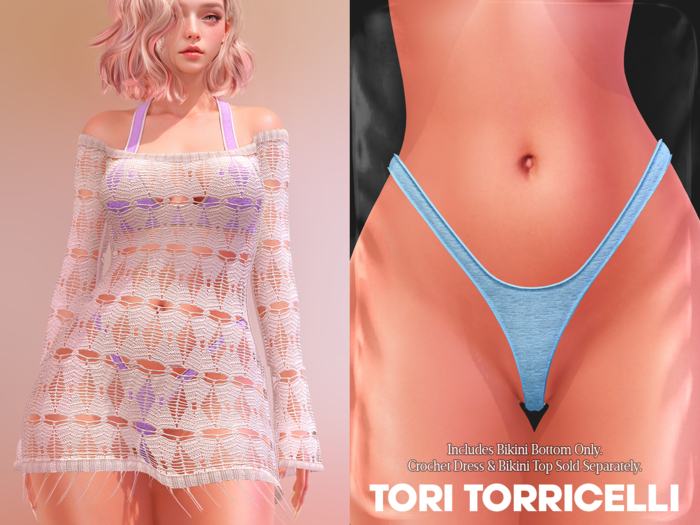 TORI TORRICELLI // Ria Bikini Bottom // SkyBlue