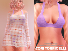 TORI TORRICELLI // Ria Bikini Top // Lilac
