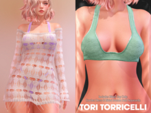 TORI TORRICELLI // Ria Bikini Top // Mint