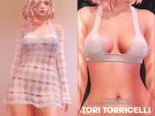 TORI TORRICELLI // Ria Bikini Top // Cream