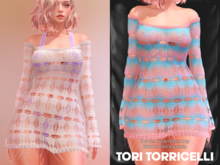 TORI TORRICELLI // Ria Crochet Dress // Ombre