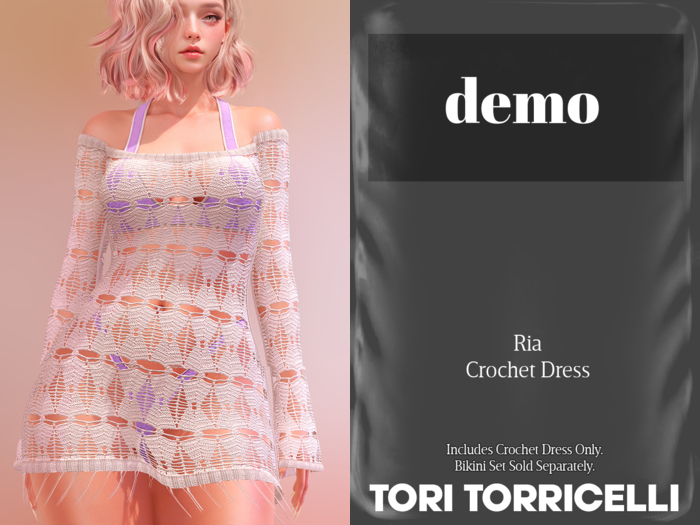 TORI TORRICELLI // Ria Crochet Dress // DEMO