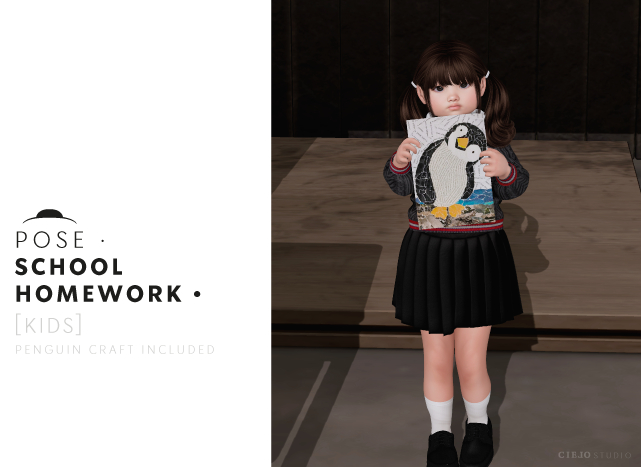 Pose SCHOOL HOMEWORK (Toddleedoo)