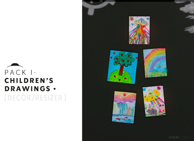 Children's DRAWINGS (PACK I)