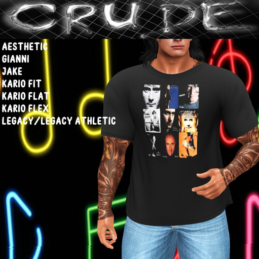 Phil Collins Concert Men's T-Shirt (MCT) <Wear Me>