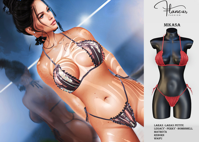 [Flaneur] Mikasa Bikini Red 