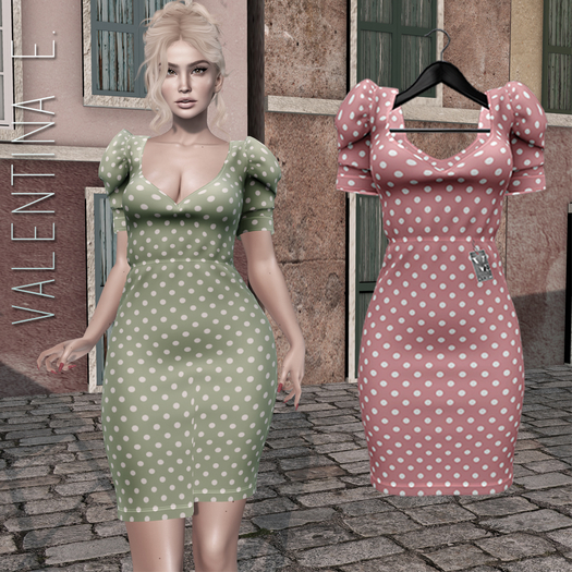 Valentina E. Estella Dress Rose
