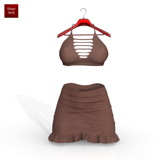LaraX Key Outfit Brown