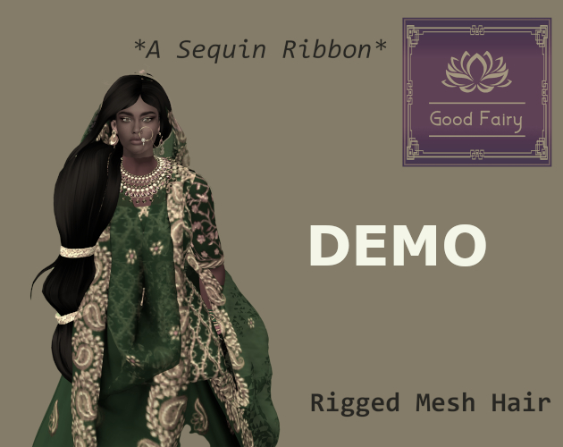 [Good Fairy] - A Sequin Ribbon {Hair} *DEMO*