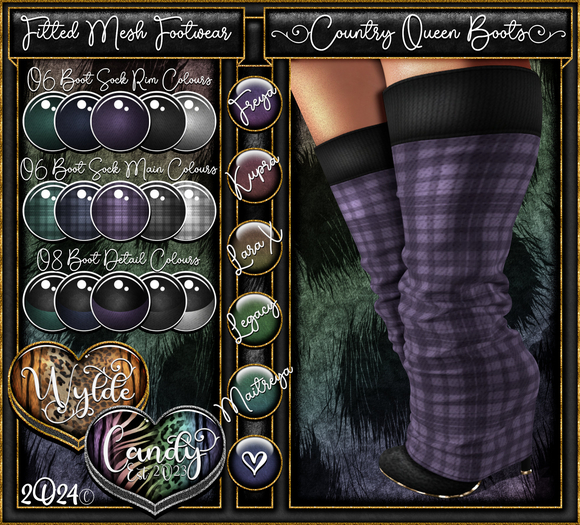 Country Queen Boots .::Candy::Box::B::Freya::Kupra::LaraX::Legacy::Maitreya::.
