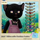 Dinki * Pink Ribbon Collar Necklace FP