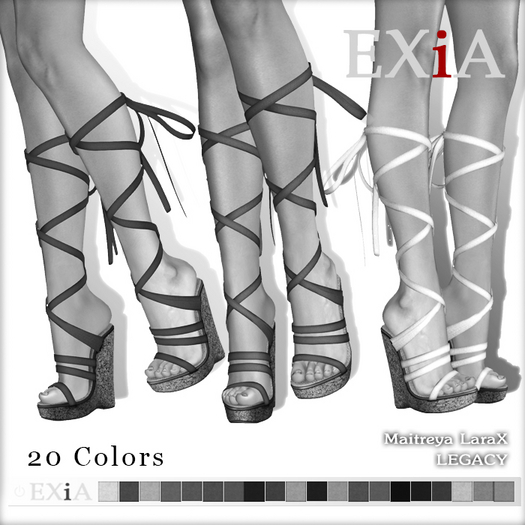 * EXiA * Ribbon Heels 20 Colors DEMO