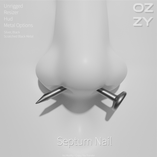 OZZY - Septum Nail - [FATPACK]