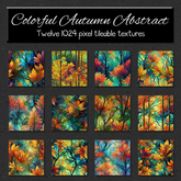 *Wallflowers* Colorful Autumn Abstract