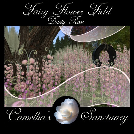Fairy Flower Field Dusty Rose