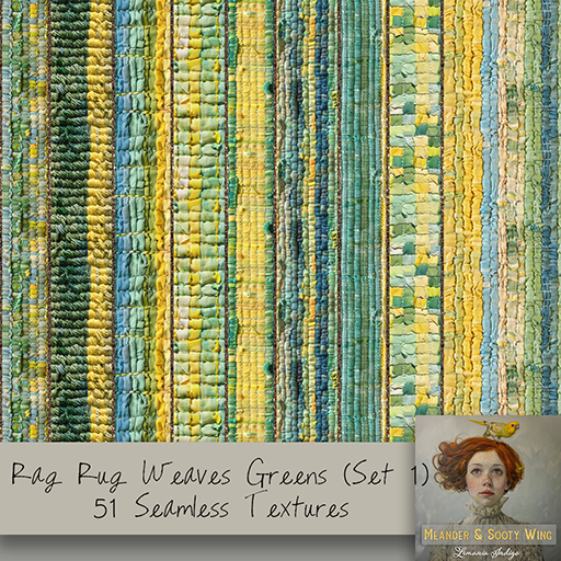 M/M Rag Rug Weaves Greens Seamless (Set 1) (51) (add me)