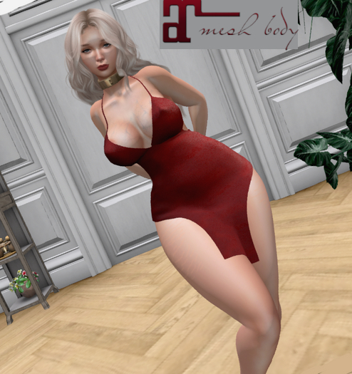 Red Leather camisk ~ Maitreya