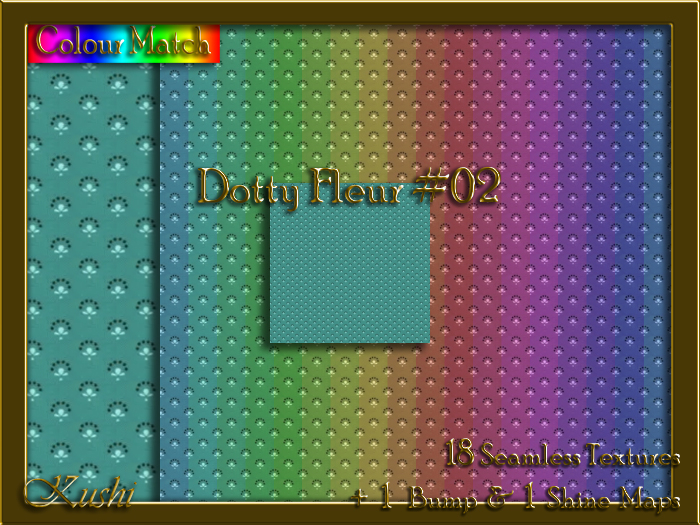 Dotty Fleur #02 Seamless Texture Pack