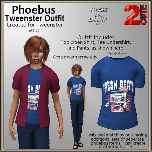 Phoebus Tweenster Outfit [2cute] Set Q