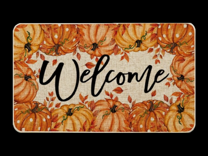 *6KW* FULL PERM Fall Five Welcome Mat Texture #1