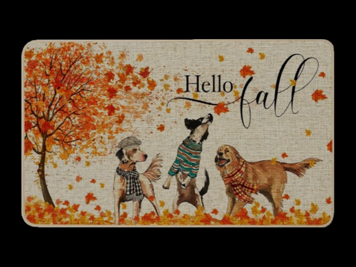 *6KW* FULL PERM Fall Five Welcome Mat Texture #5