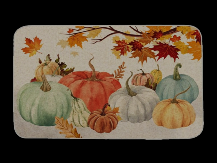 *6KW* FULL PERM Fall Five Welcome Mat Texture #6