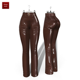 Brown Latex Trousers Maitreya