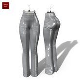 Grey Latex Trousers Maitreya