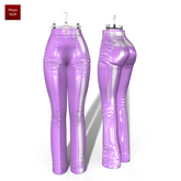 Lilac Latex Trousers Maitreya