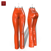 Orange Latex Trousers Maitreya