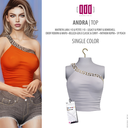 [ADD] Andra Top - White