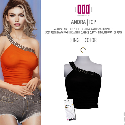 [ADD] Andra Top - Black