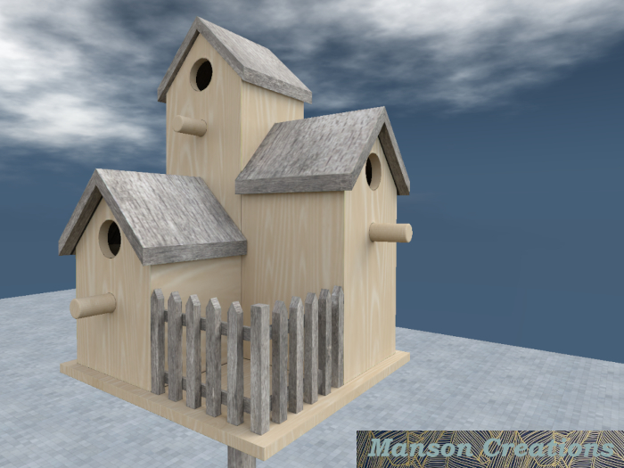 Wooden Birdhouse