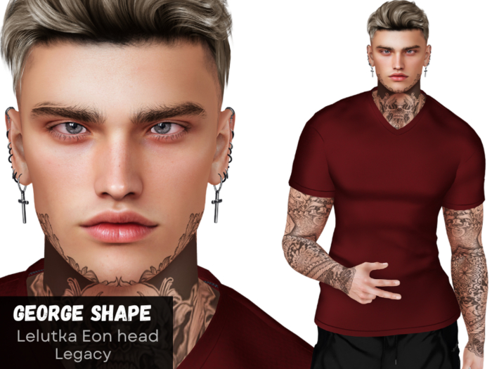 -[Stanley] George Shape Eon - Lelutka Eon Head Evox