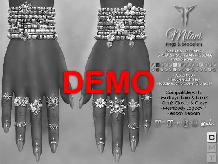 **RE** Milani Bracelets & Rings Set - DEMO