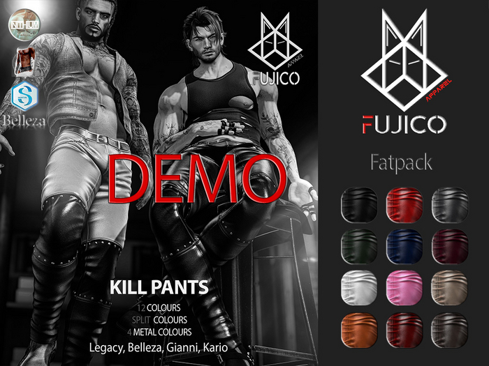 023  [FujicoApparel] Kill Pants DEMO