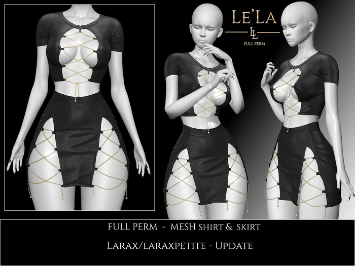 {Le'La} 02 Full Perm Mesh - Larax Update
