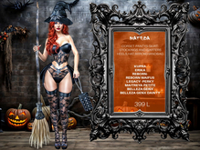 ⭐ Halloween Witch Outfit,Matilda Costume,All Inc.Halloween Costume.Black Halloween Witch