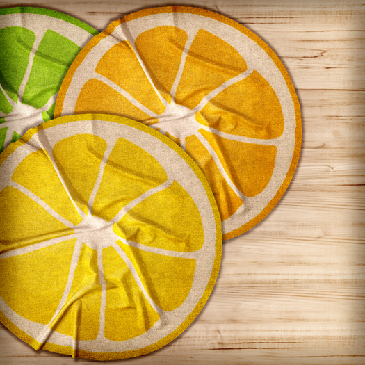 Summer Citrus Rug Set  