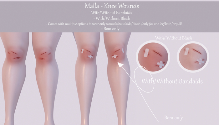 Malla - Knee Wounds